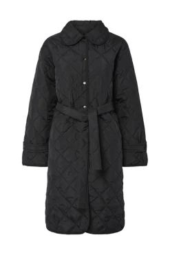 Pieces Pcemily Long Quilted Jacket< Overtøj & Jakker