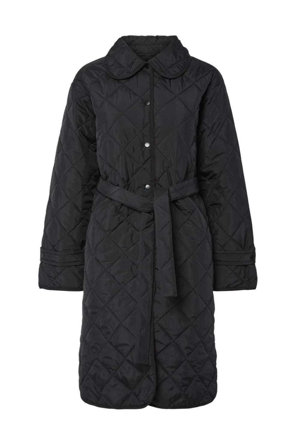 Pieces Pcemily Long Quilted Jacket< Overtøj & Jakker