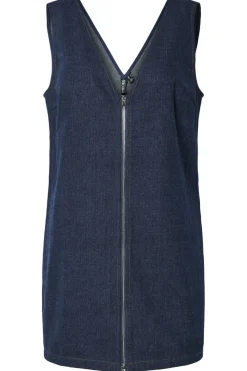 Pieces Pcfabia Sl Short Denim Dress Fsy 17160243< Kjoler|Ammevenligt Tøj