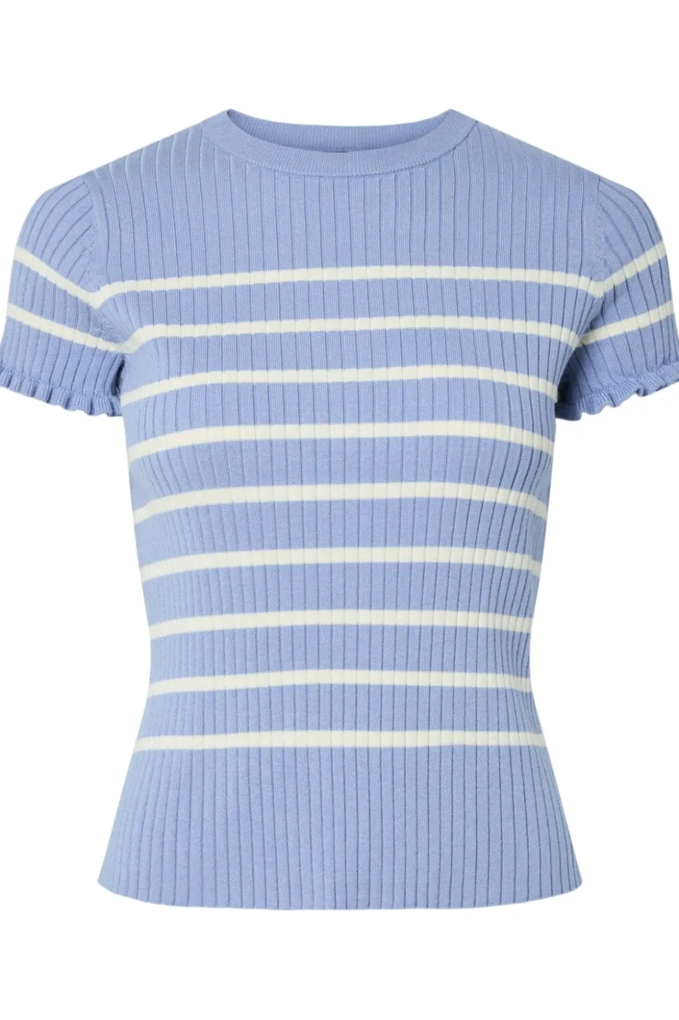 Pieces Pcfaith Ss O-Neck Knit 17160519< T-Shirts & Toppe