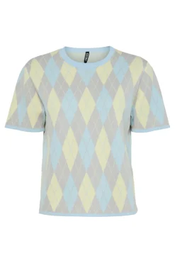 Pieces Pcfarley Ss O-Neck Knit Fsy< Strik|Bluser & Skjorter