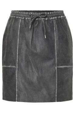Pieces Pcfemma Short Leather Skirt 17160643< Sæt 🛍️|Nederdele