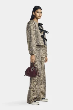 Pcfia Ls Denim Revisible Tie Top Fsy*Pieces Outlet