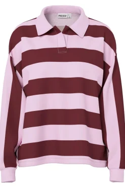 Pieces Pcfilucca Ls Loose Polo Shirt< Bluser & Skjorter