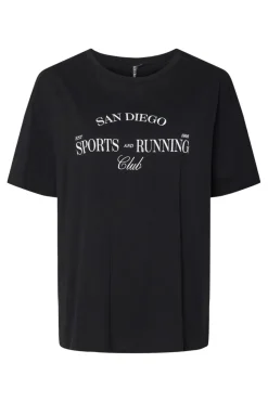 Pcfiona Ss O-Neck Tee Fsy*Pieces New