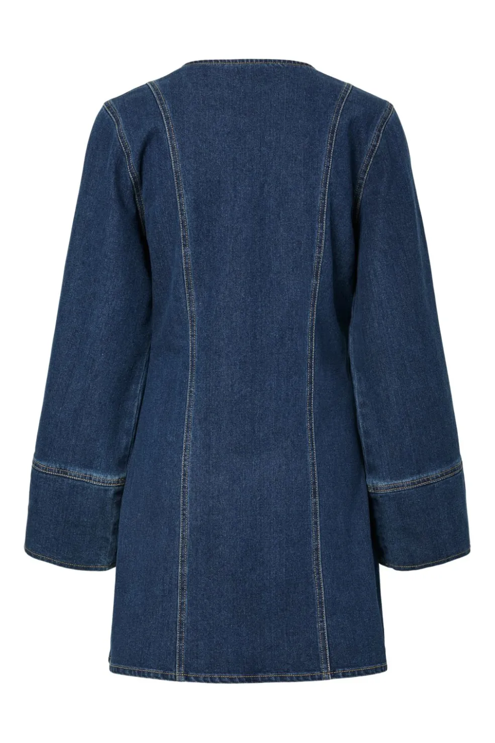 Pieces Pcflora Ls Denim Dress< Kjoler|Ammevenligt Tøj