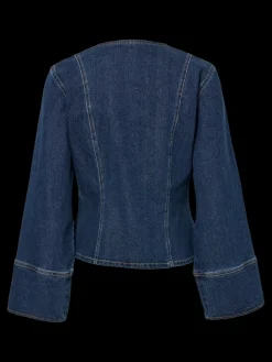 Pieces Pcflora Ls Denim Shirt< Bluser & Skjorter|Ammevenligt Tøj