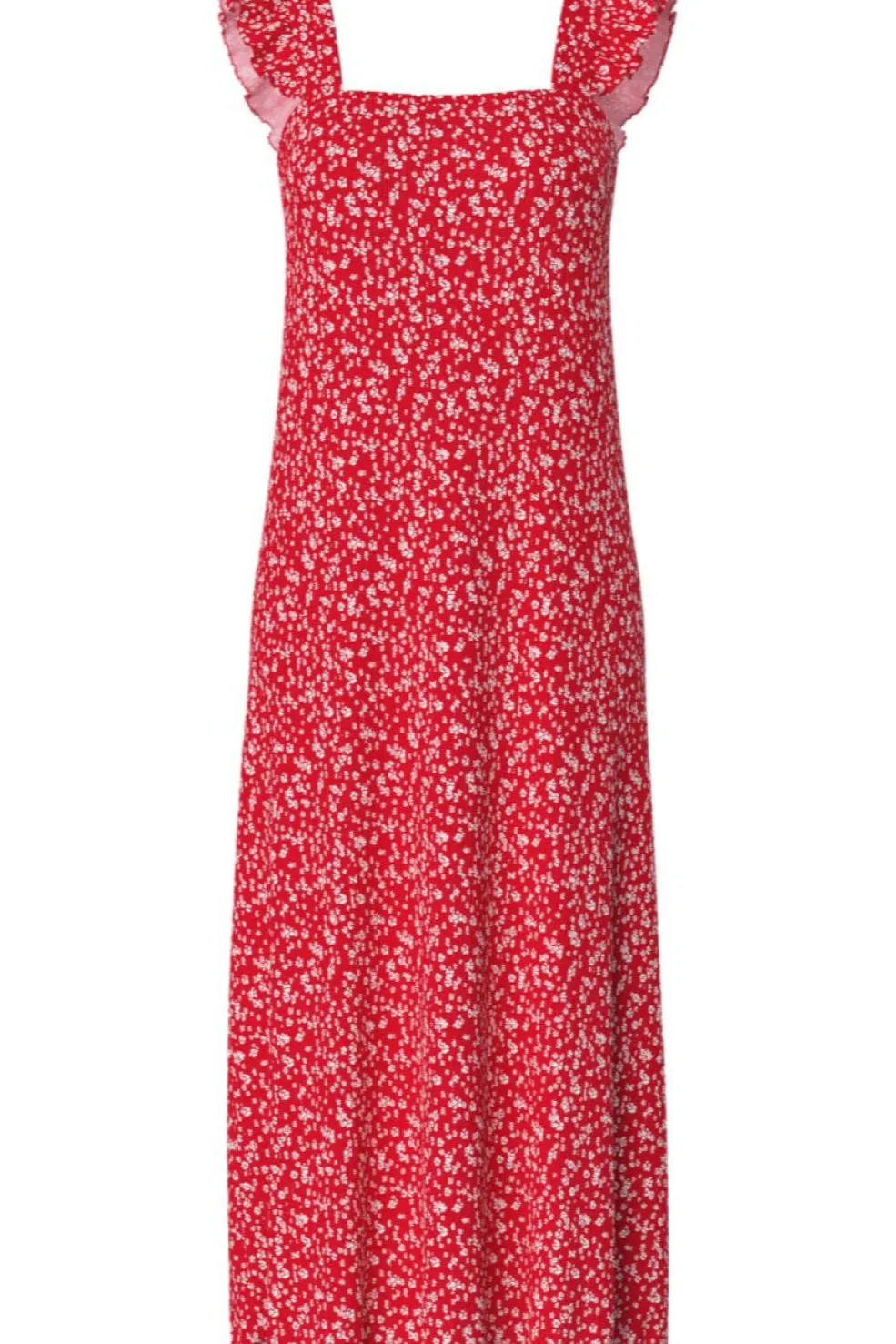 Pieces Pcflora Strap Flounce Dress< Kjoler