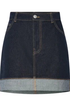 Pcfranna Short Denim Skirt Fsy*Pieces Best