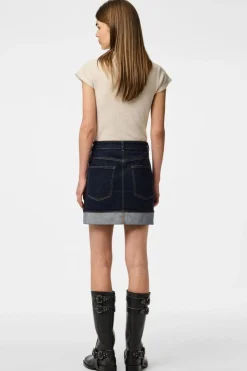 Pcfranna Short Denim Skirt Fsy*Pieces Best