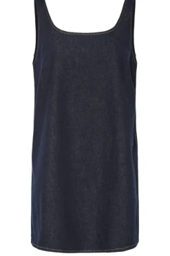 Pieces Pcfranna Sl Denim Spencer Dress Fsy< Kjoler