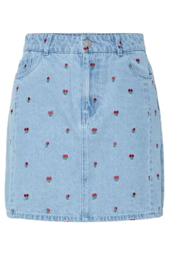 Pcfreia Short Denim Skirt Fsy*Pieces Hot