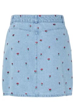 Pcfreia Short Denim Skirt Fsy*Pieces Hot