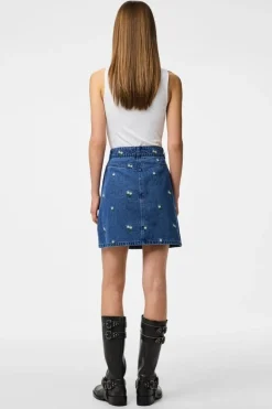 Pcfreia Short Denim Skirt Fsy*Pieces New