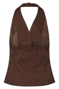 Pieces Pcjammi Sl Halter-Neck Pp< T-Shirts & Toppe