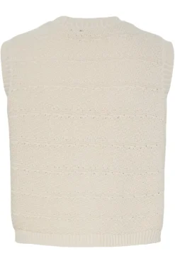 Pieces Pcjena Sl O-Neck Knit Vest< Veste|Ammevenligt Tøj