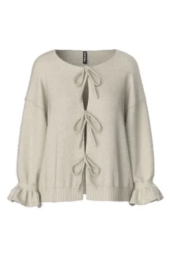 Pcjimma Ls O-Neck Tie Knit Cardigan*Pieces Clearance