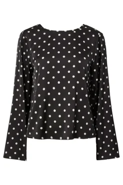 Pieces Pcjytta Ls Satin Top< Sæt 🛍️|Bluser & Skjorter