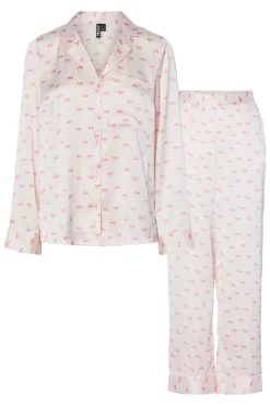 Pieces Pcjytte Xmas Satin Night Set< Nattøj & Lingeri