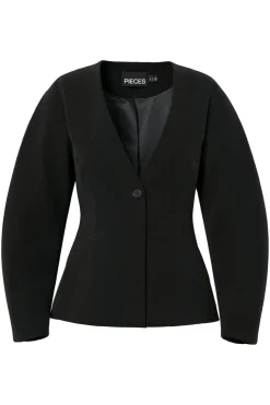 Pieces Pckamil Ls Fitted Blazer< Blazere