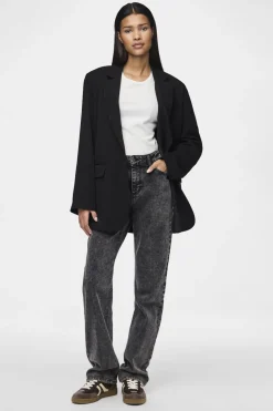 Pieces Pckamil Ls Loose Blazer< Blazere