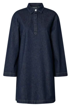 Pckenya Ls A-Shape Denim Dress*Pieces