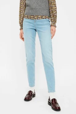 Pieces PcLeah Mom HW Ankel< Bukser, Jeans & Leggings