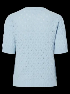 Pclelou Ss O-Neck Knit*Pieces Discount