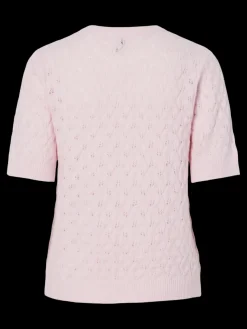 Pieces Pclelou Ss O-Neck Knit< Strik|Bluser & Skjorter