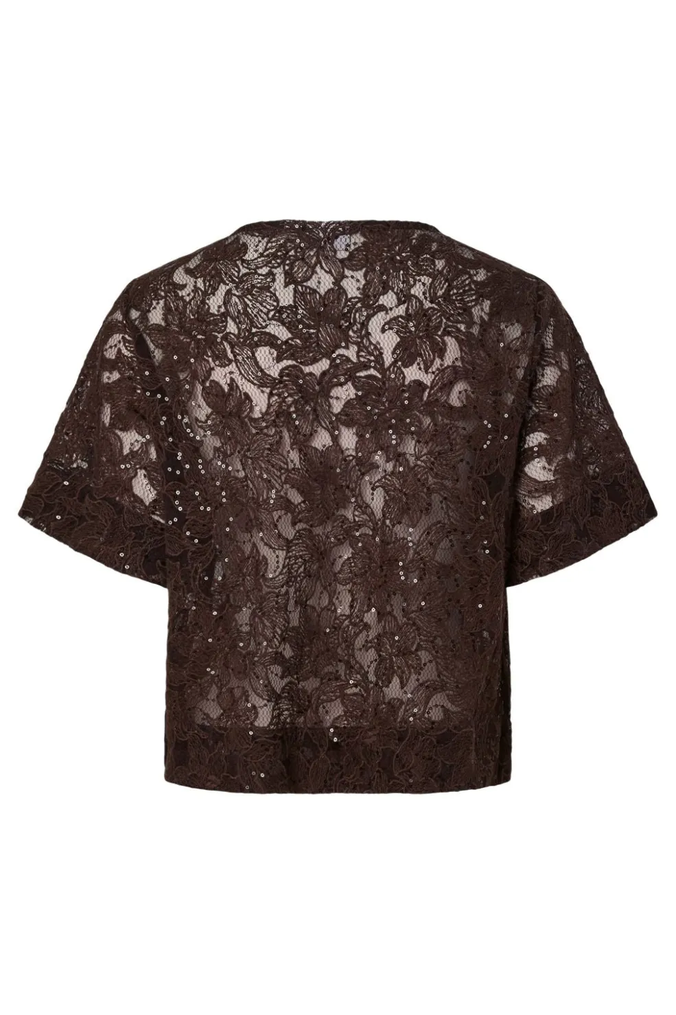 Pieces Pclouise 2/4 V-Neck Tie Top< Sæt 🛍️|T-Shirts & Toppe