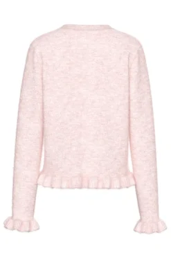 Pclydia Ls Frill Knit Cardigan Fsy*Pieces Hot