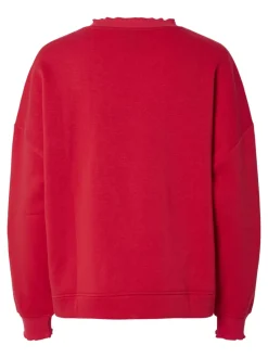 Pieces Pcmaliah Ls Print Sweat< Sweatsæt & Comfy Wear|Bluser & Skjorter