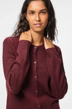 Pieces Pcmalou Ls Knit Cardigan< Cardigans|Ammevenligt Tøj