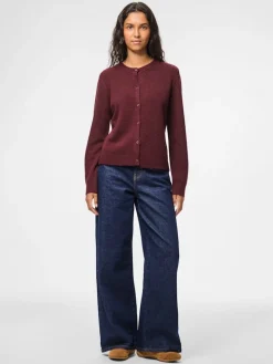 Pieces Pcmalou Ls Knit Cardigan< Cardigans|Ammevenligt Tøj