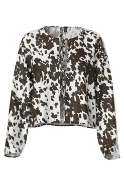 Pcmari Ls V-Neck Tie Top*Pieces Hot