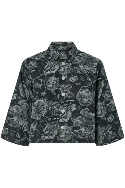 Pieces Pcmarosa 3/4 Sl Denim Shirt< Sæt 🛍️|Bluser & Skjorter