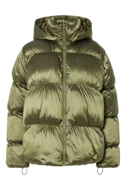 Pieces Pcmilla Shiny Puffer Jacket W. Hood< Overtøj & Jakker