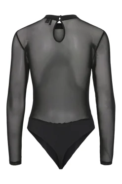 Pieces Pcmilly Ls Mesh Bodystocking< Bluser & Skjorter|Nattøj & Lingeri