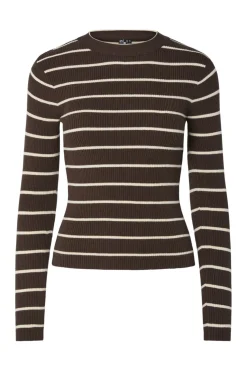 Pieces Pcmira New Ls O-Neck Knit< Strik|Bluser & Skjorter