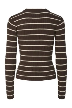 Pieces Pcmira New Ls O-Neck Knit< Strik|Bluser & Skjorter