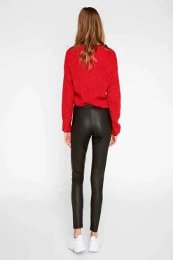 Pieces PcNew Shiny Leggings< Bukser, Jeans & Leggings