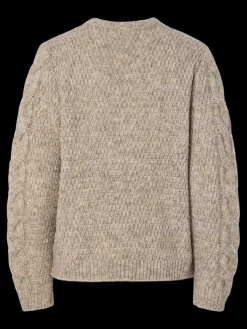 Pcnina Ls V-Neck Knit*Pieces Hot