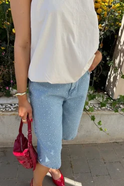 Pieces Pcnoel Denim Jorts Pp< Shorts