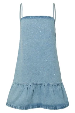 Pcnoel Short Slip Denim Dress Fsy*Pieces Clearance