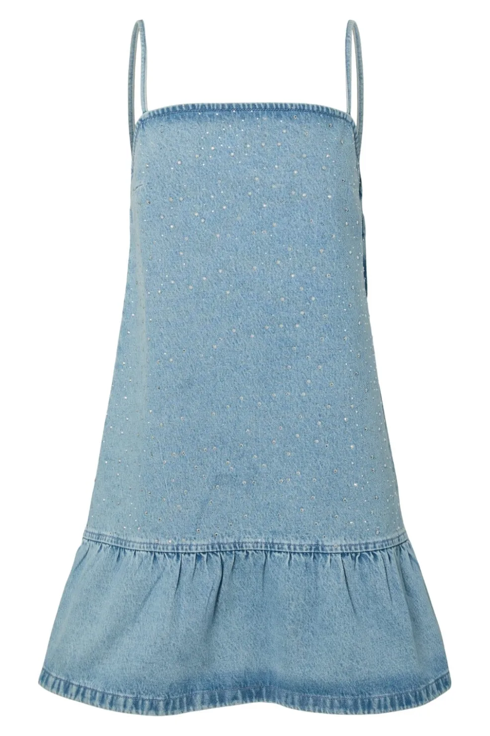 Pcnoel Short Slip Denim Dress Fsy*Pieces Clearance