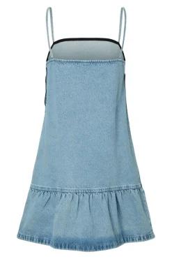 Pcnoel Short Slip Denim Dress Fsy*Pieces Clearance