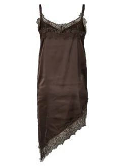 Pieces Pcnomi Strap Satin Lace Dress< Kjoler