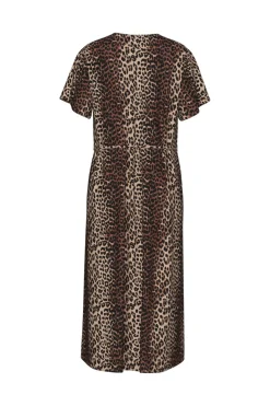 Pieces Pcnya Ss V-Neck Midi Dress< Kjoler