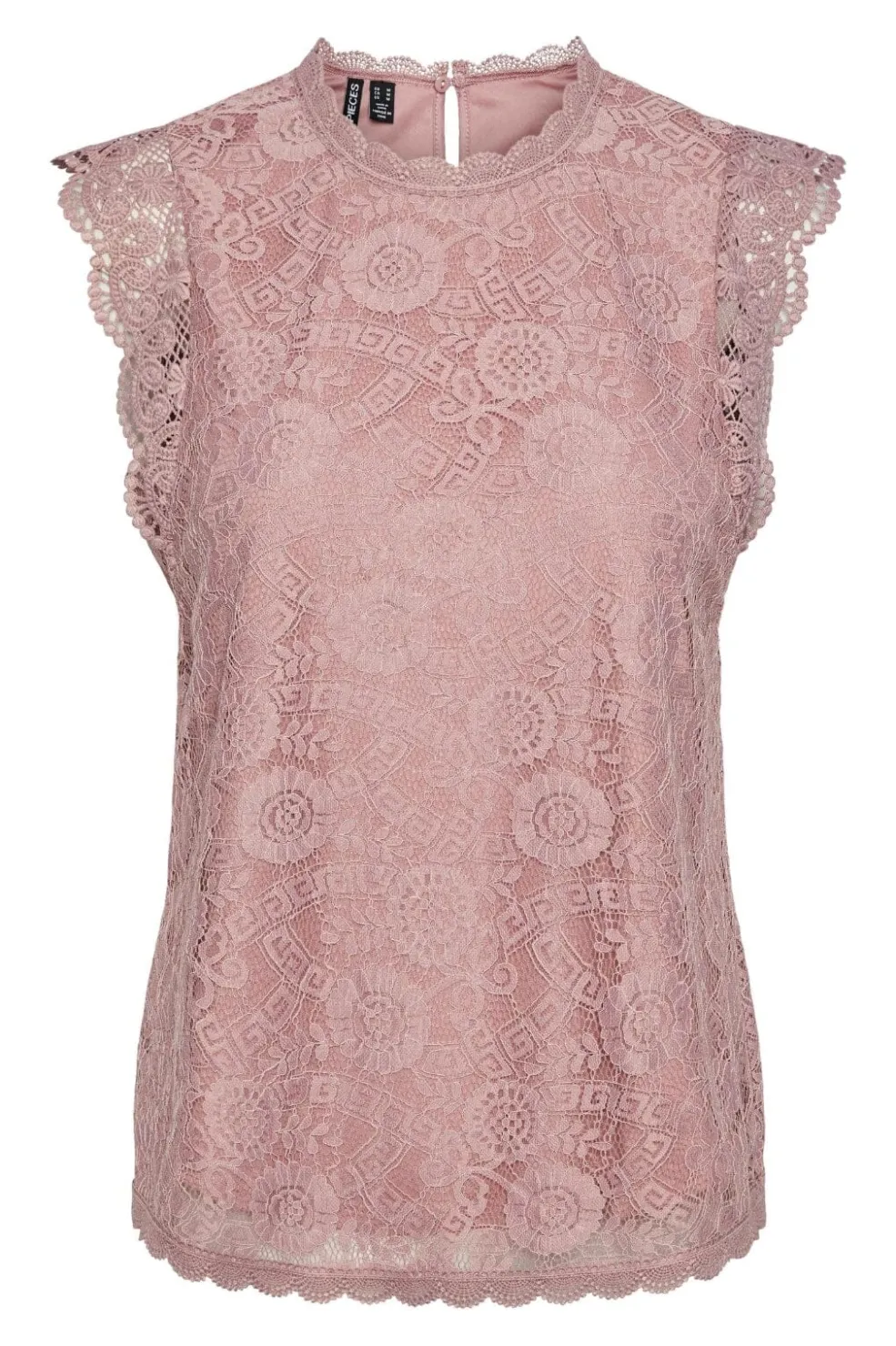 Pieces Pcolline Sl Lace Top Bc< T-Shirts & Toppe