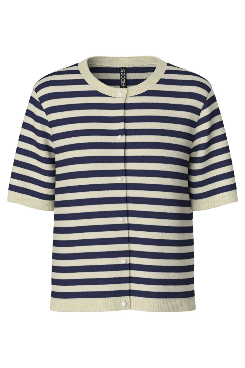 Pcorina Ss Stripe Knit Cardi Pwp*Pieces